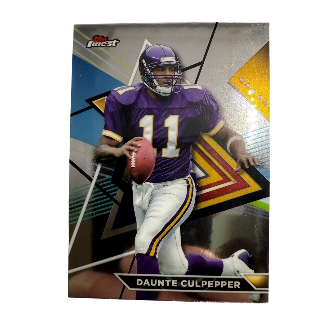 Daunte Culpepper Minnesota Vikings QB 2024 Topps Finest Football Card